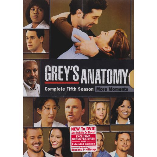 Greys Anatomy Complete Fifth Season DVD (Begagnad)