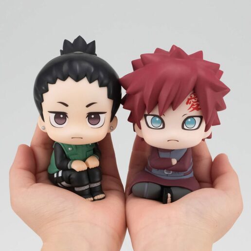 Pack 2 Figures Naruto Shippudem Look up Shikamaru Nara and Gaara 11cm