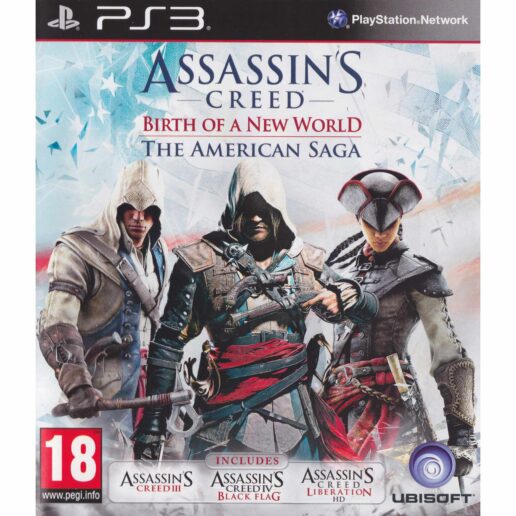 Assassins Creed Birth of a New World The American Saga Playstation 3 PS3 Nordic (Begagnad)