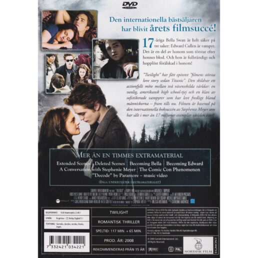 Twilight DVD (Begagnad)