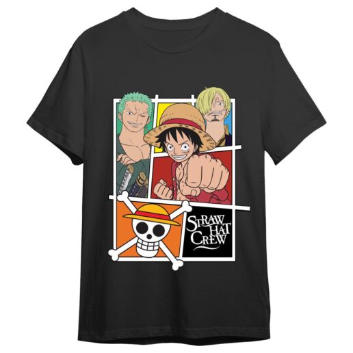 One Piece Straw Hat Crew adult t-shirt