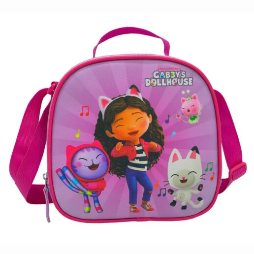 Gabbys Dollhouse Trolley set + pencil case + lunch bag