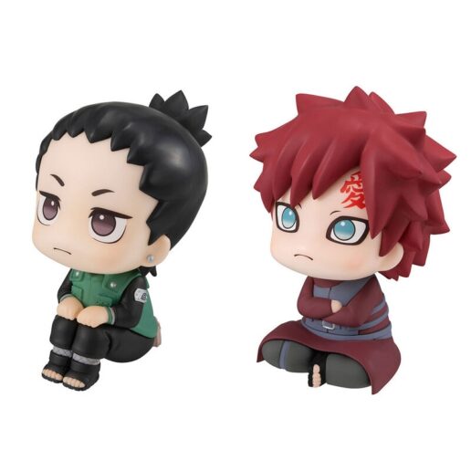 Pack 2 Figures Naruto Shippudem Look up Shikamaru Nara and Gaara 11cm