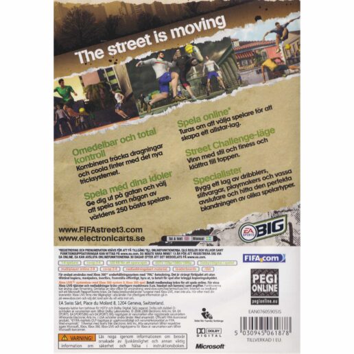 FIFA Street 3 Xbox 360 Swedish (Begagnad)