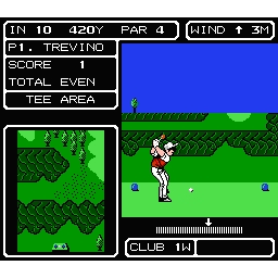 Lee Trevinos Fighting Golf Nintendo NES SCN (Begagnad)
