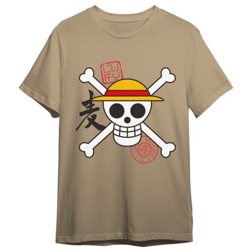 One Piece Skull adult t-shirt
