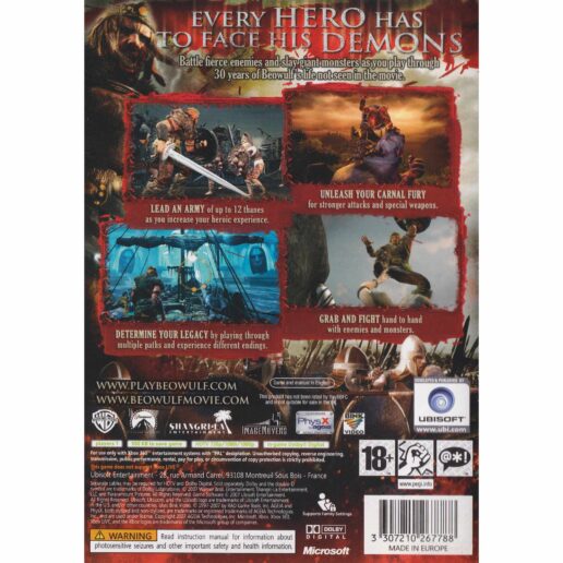 Beowulf The Game Xbox 360 (Begagnad)