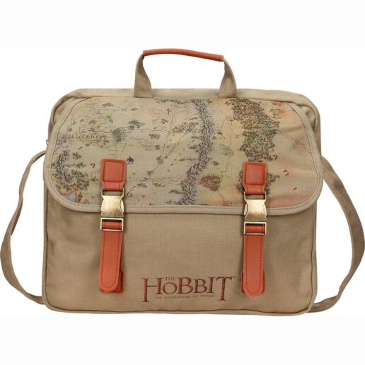 Hobbit Map fabric shoulder bag