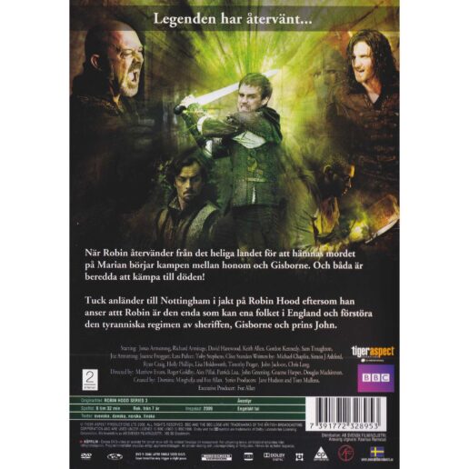 Robin Hood Säsong 3 DVD (Begagnad)