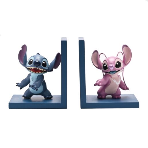Disney Stitch & Angel bookends