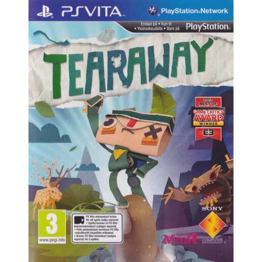 Tearaway Playstation PS Vita Nordic (Begagnad)