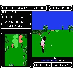 Lee Trevinos Fighting Golf Nintendo NES SCN (Begagnad)