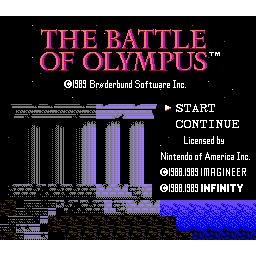 Battle of the Olympus Nintendo NES SCN (Begagnad)