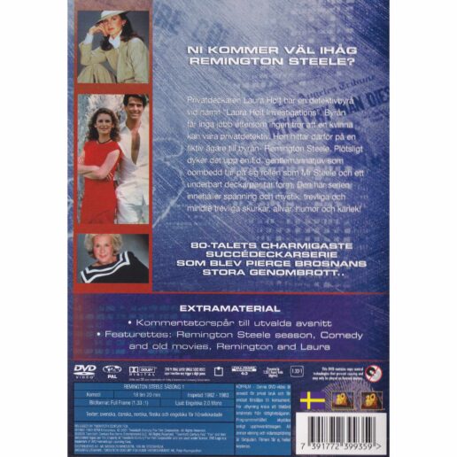Remington Steele Hela första säsongen DVD (Begagnad)