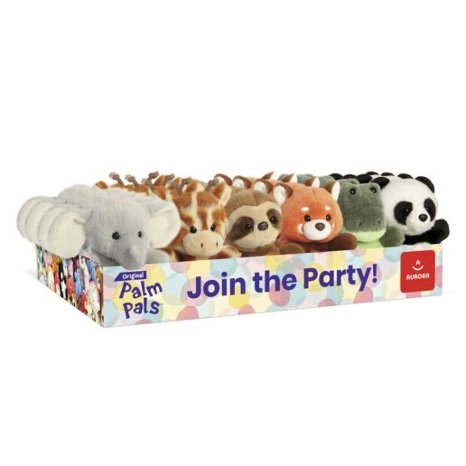 Palm Pals Safari assorted plush toy 13cm