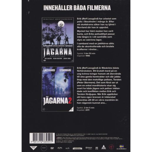 Jägarna & Jägarna 2 DVD (Begagnad)