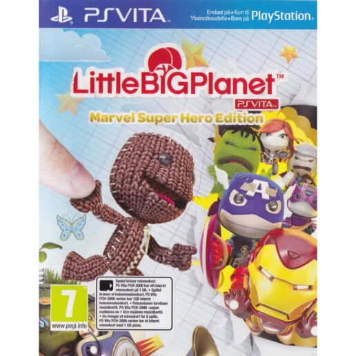 Little Big Planet Marvel Super Hero Edition Playstation PS Vita Nordic (Begagnad)