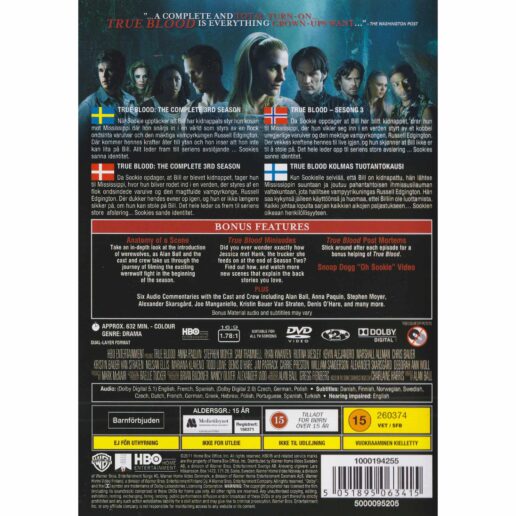 True Blood The Complete Third Season DVD (Begagnad)