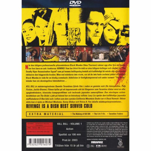 Kill Bill Volume 1 DVD (Begagnad)