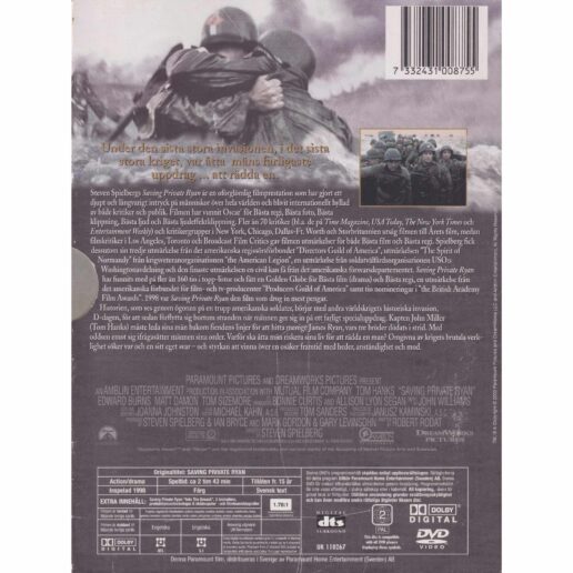 Saving Private Ryan DVD (Begagnad)