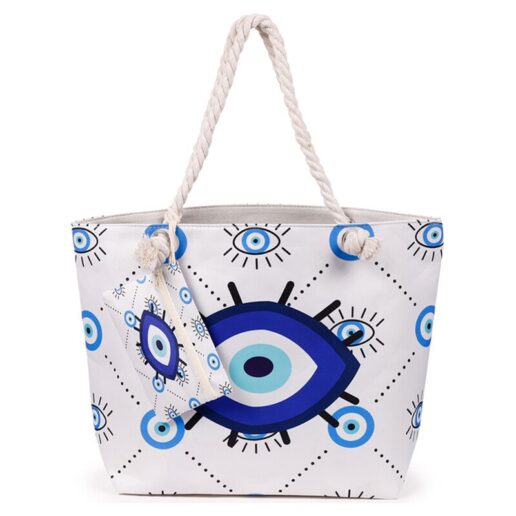 Turkish eye beach bag