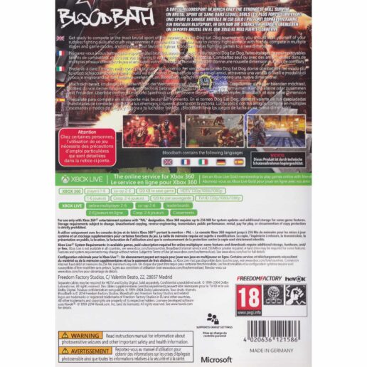 Bloodbath Xbox 360 (Begagnad)