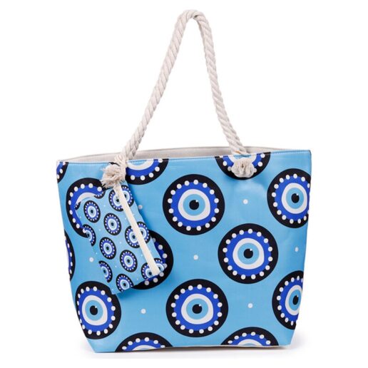 Turkish eye beach bag