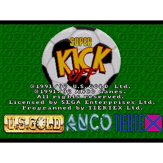 Super Kick Off Sega Mega Drive (Begagnad)