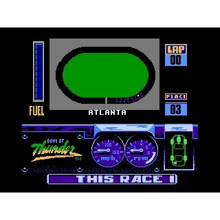 Days of Thunder Nintendo NES SCN (Begagnad)