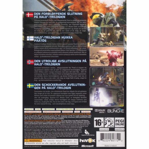 Halo 3 Xbox 360 Classics Nordic (Begagnad)