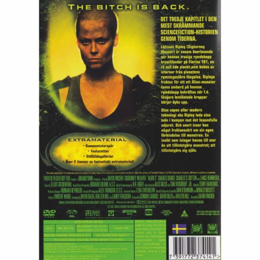 Alien 3 Special Edition DVD (Begagnad)