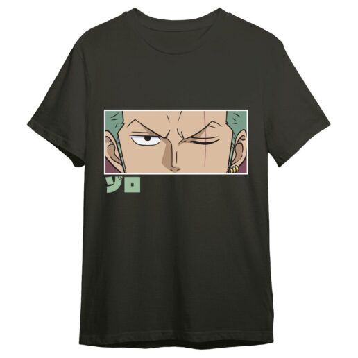 One Piece Roronoa Zoro Eyes adult t-shirt