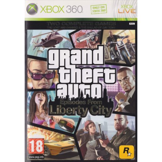 Grand Theft Auto Episodes from Liberty City Xbox 360 (Begagnad)