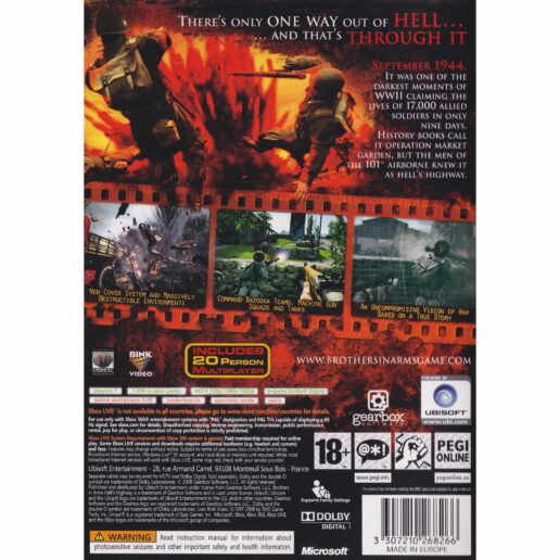 Brothers in Arms Hells Highway Xbox 360 (Begagnad)
