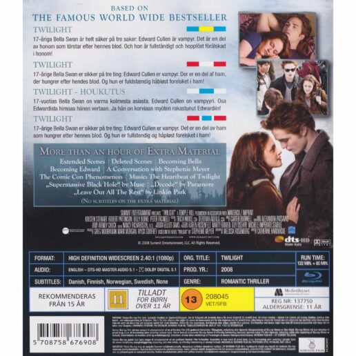 Twilight Blu-Ray (Begagnad)