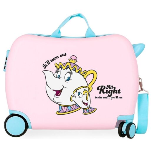 Disney Beauty and the Beast Chip All Right ABS trolley suitcase 50cm