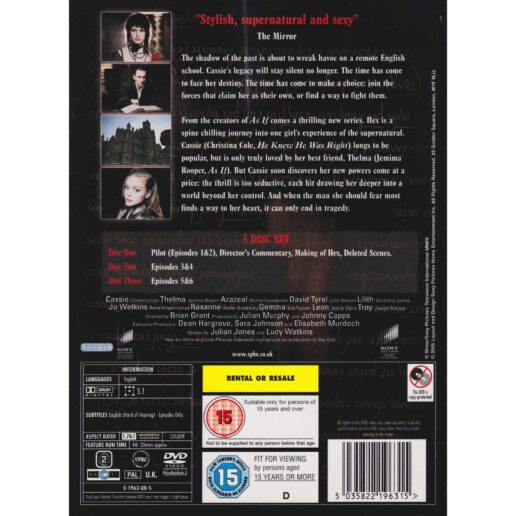 Hex The Complete First Season DVD (Begagnad)