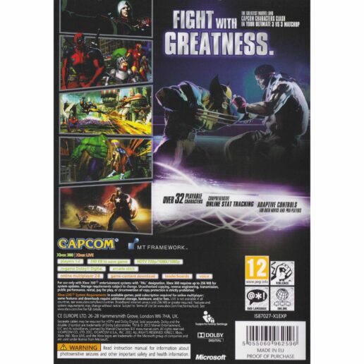 Marvel vs Capcom 3 Fate of Two Worlds Xbox 360 (Begagnad)