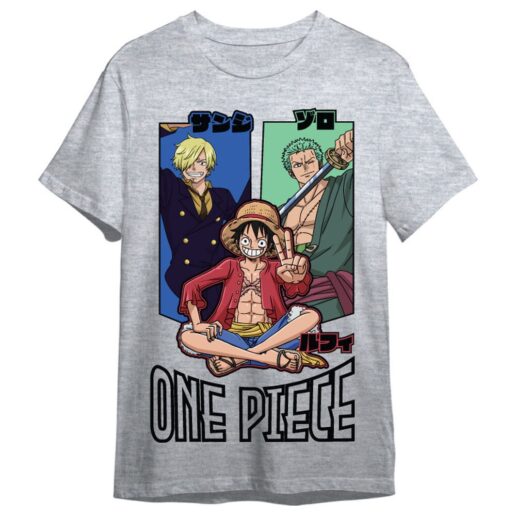 One Piece Monkey D. Luffy, Roronoa Zoro & Sanji adult t-shirt