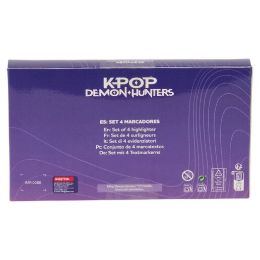 Kpop Demon Hunters Stationery assorted highlighter set
