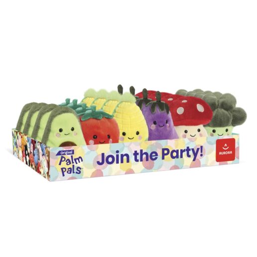 Palm Pals Vegetables assorted plush toy 13cm