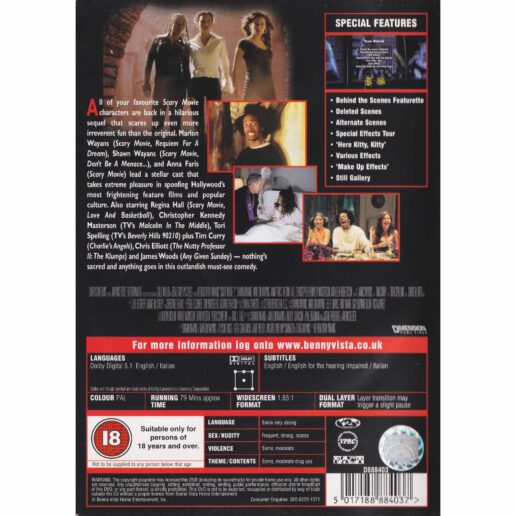 Scary Movie 2 DVD (Begagnad)