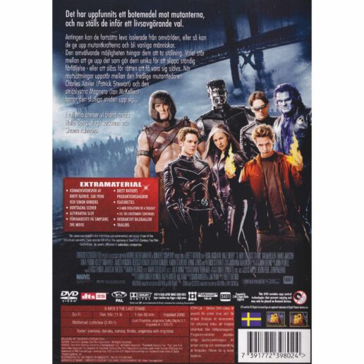 X-Men The Last Stand 2-Disc Special Edition DVD (Begagnad)