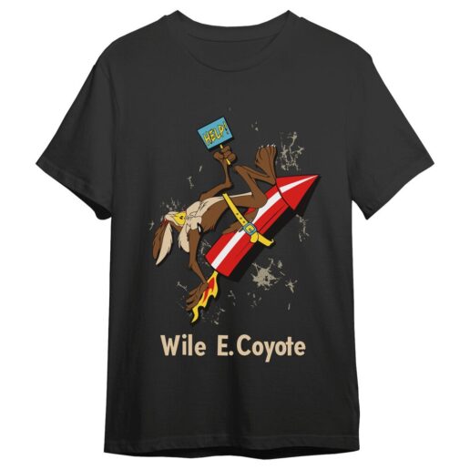 Looney Tunes Coyote Rocket adult t-shirt