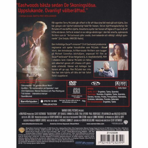 Blood Work DVD (Begagnad)