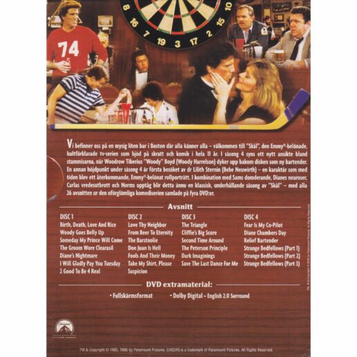 Skål Hela fjärde säsongen DVD (Begagnad)