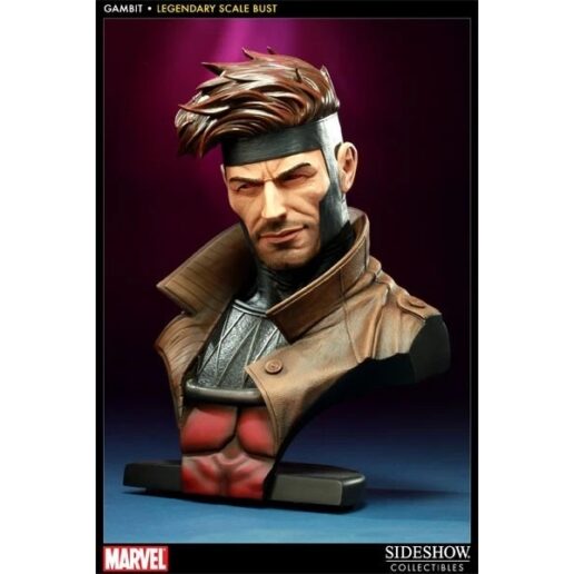 X-Men Gambit Legendary Scale Bust LE 104/1000 PX Sideshow Collection (Begagnad)