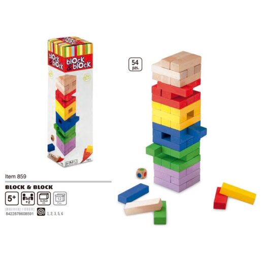 Block & Block colors Game 54pcs