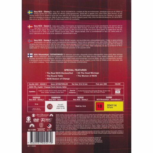 NCIS The Third Season DVD (Begagnad)