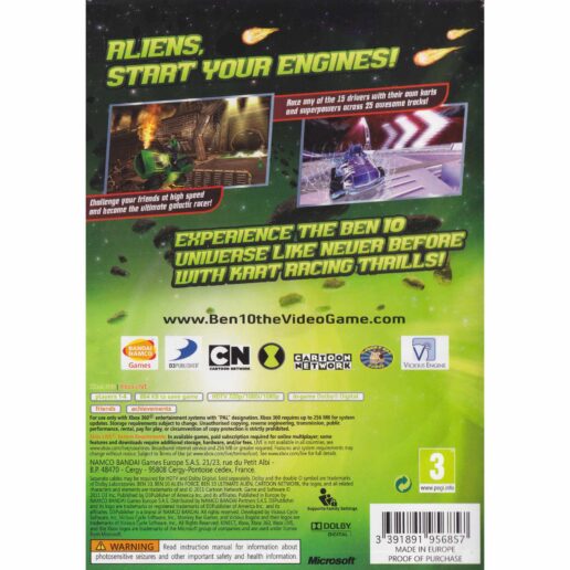 Ben 10 Galactic Racing Xbox 360 (Begagnad)